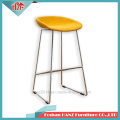 Leisure Bar Furniture PU Leather Seat High Stools Chairs Bar Stools for Hotel Front Desk